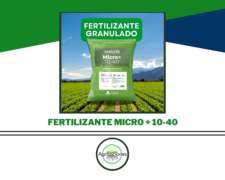 Fertilizante Microgranulado Amauta Micro + 10-40