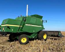 Cosechadora John Deere 1550 2008 - Plat 625 - Trabajando