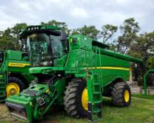 Cosechadora John Deere S780, 4wd, Dual, Draper de 45 P, 2022