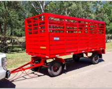 Acoplado Jaula para Hacienda de 4 Mts. Bantren