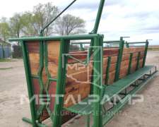 Casilla de Operar y Manga Reforzada de Caño y Madera.