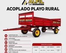 Acoplado Playo Rural Alfil 3/4/5 Tn