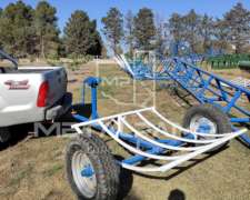 Transportador De Rollos Con Malacate. Metalpamp