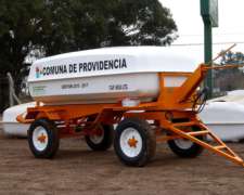 Acoplado Tanque Para Riego De Calles. 8.000 Litros. Prfv