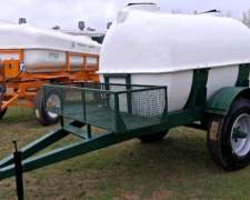 Acoplado Tanque Lacteo 5000 Litros. Plasticos Laspiur Srl
