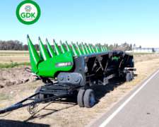 Cabezal Maicero 11 A 52.5 Embocado John Deere C/carro. Ombu