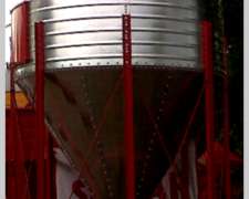 Silo Aereo De Chapa Para Semilla Silmar Cono 60° Abulonado