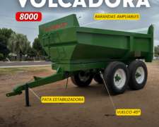 Batea Volcadora 8tt MG Implementos