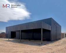Galpon 15x25 Con Cenefa Fabricamos Galpones Y Tinglados