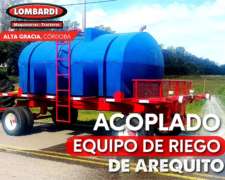 Acoplado Tanque 8000lts con Equipo de Riego