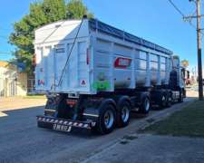 Batea Volcadora Trasera 3 Ejes 46 M3. Ombu