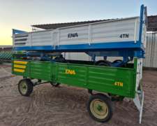 Acoplados de 4tn. con Barandas Disponibles