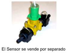 Caudalimetro Mini 0,3 - 6 L/min Amarillo + Kit Conector