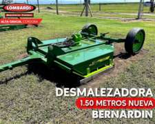Desmalezadora Bernardin de 1.50mts Nueva - Disponible