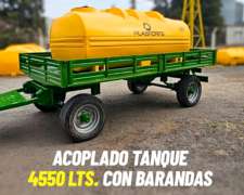 Acoplado Tanque Plasforte 4.550 Lts