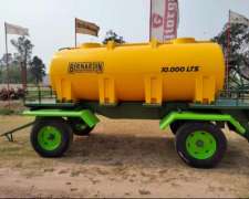 Acoplados Tanque Polietileno 10.000 Litros Bernardin