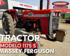 Tractor Massey Ferguson 1175 con Tres Puntos