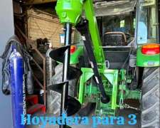 Hoyadora Tayca De 3 Ptos-nueva- Mecha De 300 Mm X 1,40 Mts