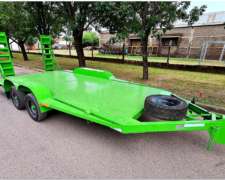 Acoplado Trailer para Transporte Maquina 2.5 TN 5 Mts 2 Ejes