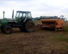 Tractor con Sembradora Enganchado.