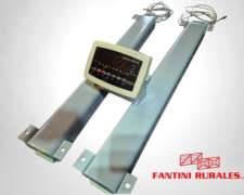 Báscula 1500/ 3000 Kilos Electrónica de Barras de 1 Metro