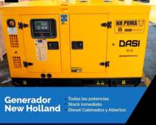 Grupo Electrogeno New Holland Nhd 150 Kva Monofasico Cabinad