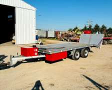 Acoplado Trailer Tipo Camilla Hidraulica.