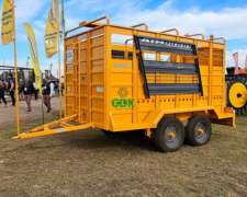 Acoplado Jaula Vaquero ATH 6000- Grosspal.