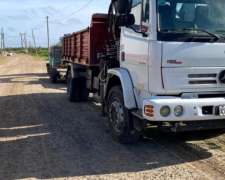 Mercedes Benz 1720 Volcadora + Hidrogrua