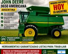John Deere 9650, 🇦🇷🇺🇲, Puesta en Argentina, 3000hs Rotor