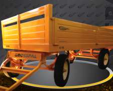 Acoplado Playo 2 Ejes Vuelta Entera Grosspal 2 Ejes