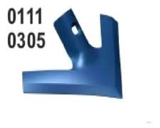Kit 7 Reja Pie De Pato 10pulg. Asiento Curvo P/cultiv. Campo