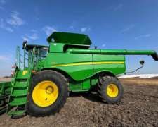 Cosechadora John Deere S780, 4wd, Dual, Draper de 45 P, 2020