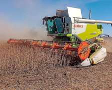 Claas Lexion 750 Orugas. Plat 40 Pies. M7900. R5600. Reparad