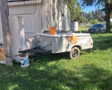 Trailer De Carpa De Un Eje.