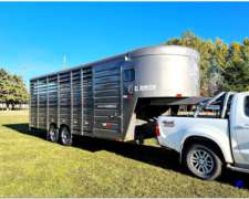 Semirremolque para Caballos Formato Americano Aerodinamico