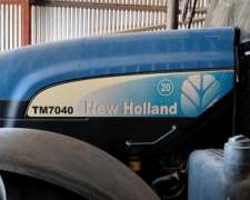 New Holland Tm7040 Duales Excelente Estado