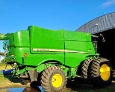 Cosechadora John Deere S670, 2wd, Dual, Draper de 40 P, 2015