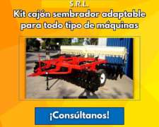 Kit Cajón Sembrador Adaptable Todas las Maquinas
