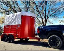 Acoplado Trailer Jaula para Caballos. Dos Ejes