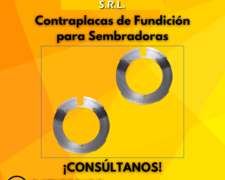 Contraplacas De Fundición Para Sembradoras