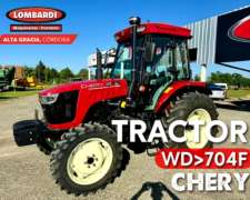 Tractor Chery 70 HP 4X4 Cabina con Aire Disponible