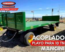 Acoplado Playo Mancini 10tn Cheques sin Interés