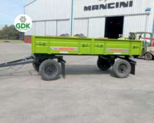 Acoplado Playo Rural MD 10 10 TN 6 X 2.40 Mts. Mancini