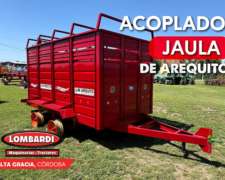 Acoplado Jaula para Hacienda de Arequito 4tn