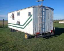 Casilla de 6 Mts de Largo con Duales de 4 Camas .