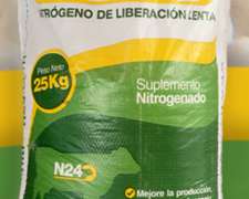 Nitrum24 Urea Liberación Lenta - Bolsas 25kg Alta Eficiencia