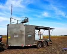 Acoplado Semicarrozado Homologado Para Drones Agrícolas