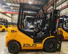 Autoelevador Zolid 2.5 TN Motor Diesel