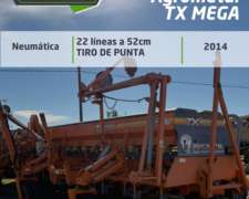 Agrometal TX Mega 22 a 52. Neumatica. Fert Simple. Monitor.